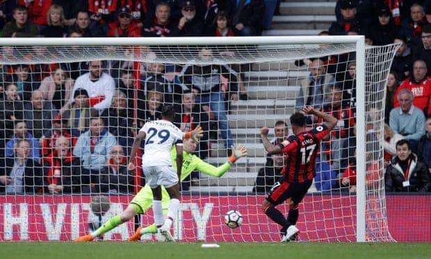  威尔逊独中两元伯恩茅斯锋霸复苏助球队逃离降级区